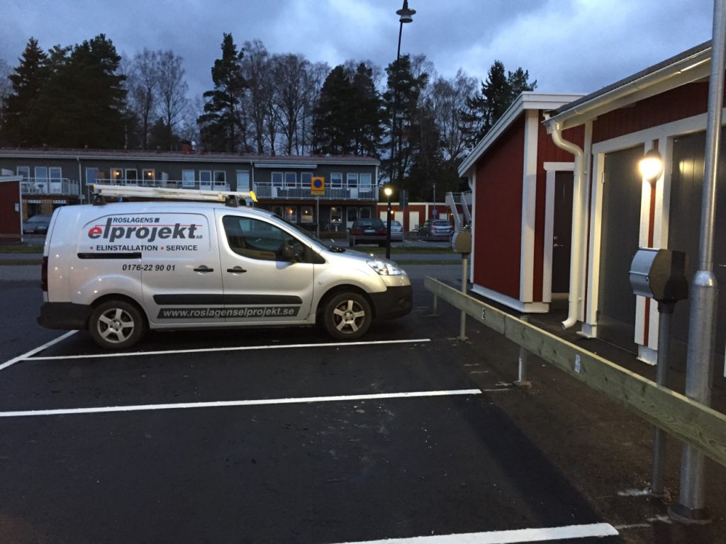 Ytterbelysning och motorvärmare